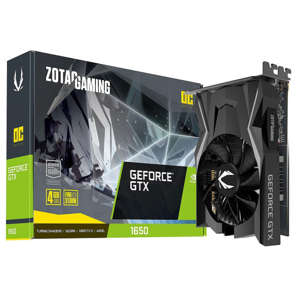 ZOTAC GeForce GTX 1650 OC 4GB GDDR6 ZOTAC GeForce GTX 1650 OC 4GB GDDR6
